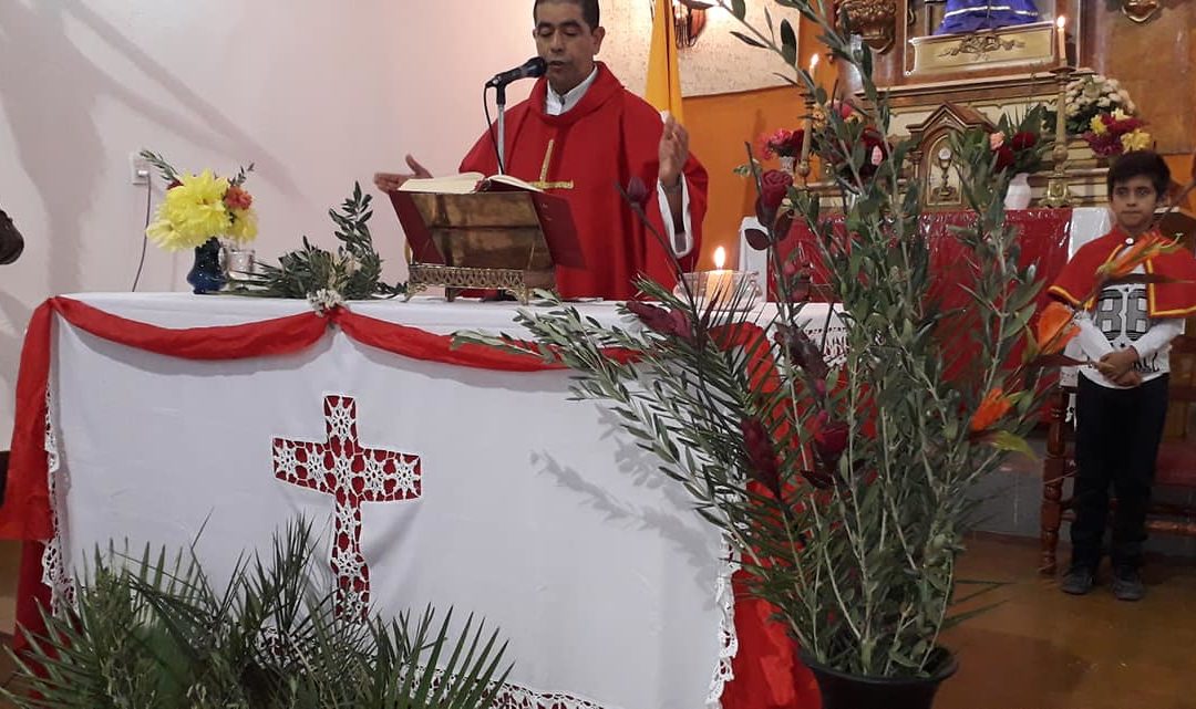 Ayer domingo dio comienzo la semana Santa en Guandacol con el tradicional domingo de Ramos.